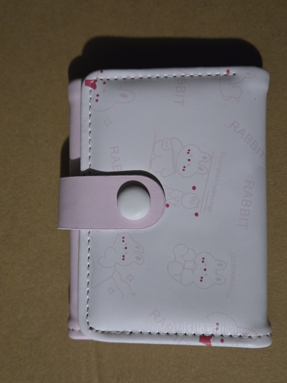 Pink Rabbit Card Wallet Phone Accessory - Cute Pink Design